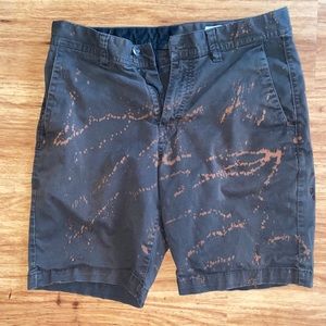 Bleached volcom shorts